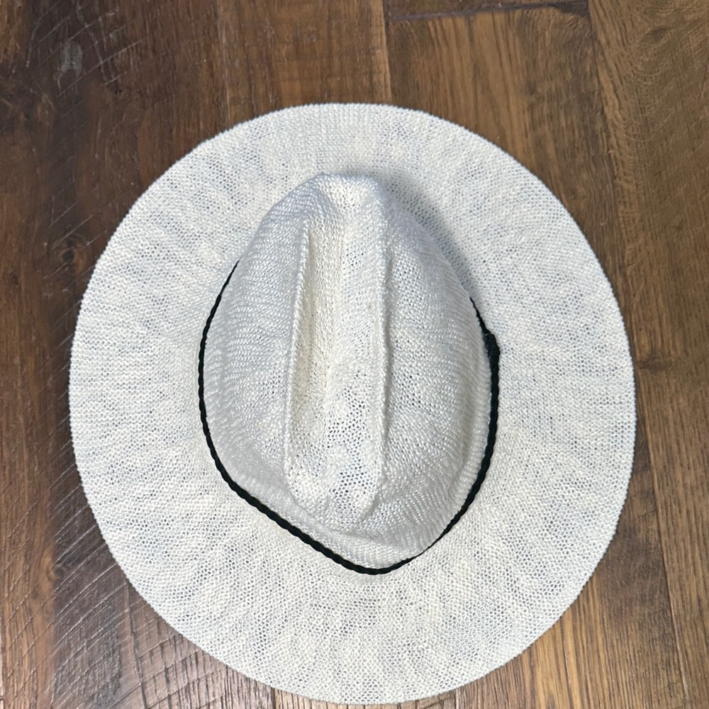 Rachel Zoe Ivory Textured Sun Hat - Picture 4 of 6